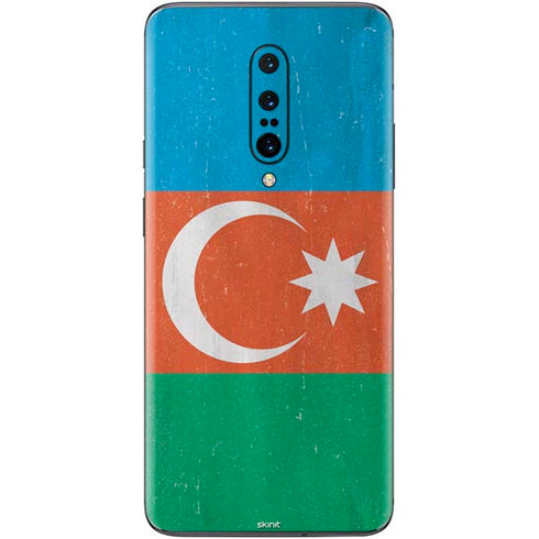 Azerbaijan Flag Distressed OnePlus 7 Pro Skin